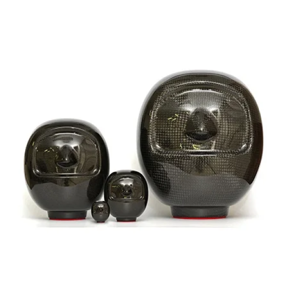 カーボンダルマ(無地) / Carbon Daruma (Plain)