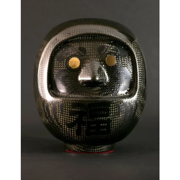 カーボンダルマ(無地) / Carbon Daruma (Plain)